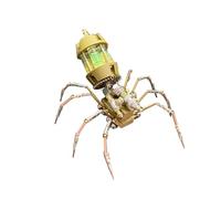 Kit modello 3D Spider in metallo, Cyber Stalker, kit di puzzle meccanico 3D in metallo, montaggio fai da te Steampunk, espositore da tavolo alla moda e regalo (139 pezzi/edizione D)