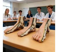 Kit modello anatomico del piede con ossa, muscoli e legamenti per insegnamento e visualizzazione delle scienze