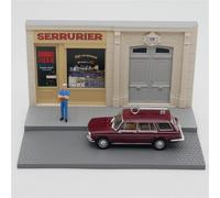 Kit Modello Auto Sandbox In Lega 1:43 Per Simca 1501 Car Locksmith Con Chiave, Regalo Auto Giocattolo Pressofusa Giocattoli Metal Vehicles non RC