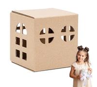 Kit Modello Cabina: Pa-Pel Fatto A Mano, Superfici Lisce, Giocattolo Di Apprendimento, Casa Pa-Pel per Bambini, Kit Educativo Di Costruzione Creativa | Modello Di Carta per Compleanno Giorno