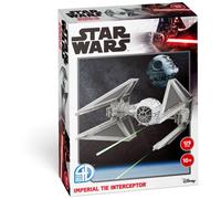 Kit modello di carta 3D 4D Cityscape Star Wars (Imperial Tie Interceptor)