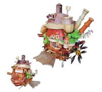 Kit modello di carta 3D del Castello Errante - Kit artigianale premium con strumenti, istruzioni in inglese e modellino spesso come una rivista (difficoltà medio-avanzata) (Versione volante)