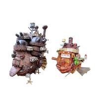 Kit modello di carta 3D del Castello Errante - Kit artigianale premium con strumenti, istruzioni in inglese e modellino spesso come una rivista (difficoltà medio-avanzata) (2IN1)