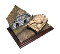 Kit modello di costruzione di case 1:35 Scala in legno incompiuto per il