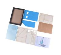 Kit Modello di Edificio 1/35 Modello di architettura Fai da Te Micro Paesaggio in Schiuma di Legno Grezzo, Style a