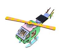 Kit Modello Di Elicottero Ad Energia Solare Scientifici Aerodinamici | Set Di Puzzle Pratici, Materiale Didattico Educativo STEAM For La Fiera Della Scienza In Aula E In Casa