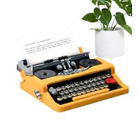 Kit Modello Di Macchina Da Scrivere Classico: Giocattolo Creativo Macchina Da Scrivere per Costruire, Blocco Di Costruzione | Gioco Di Da Collezionabile per Adolescenti Adulti,