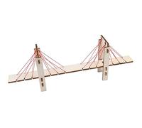 Kit Modello Di Ponte Strallato Struttura Dell'esperimento Dell'Illuminismo | Set Di Puzzle Pratici, Materiale Didattico Educativo STEAM For La Fiera Della Scienza In Aula E In Casa