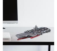 Kit modello di portaerei 1/1000, set da gioco per navi da guerra di assemblaggio