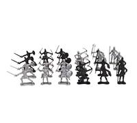 Kit modello di soldati romani, figura storica per collezionisti, figurina dettagliata dei soldati medievali con robusta build e design realistico, per il regalo per i giocattoli per il desktop per bam