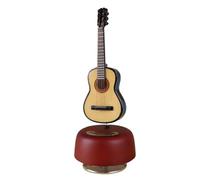 Kit Modello Di Strumento Musicale Miniatura Modello Chitarra Carillon Replica Mini Violino Arpa Carillon Scatole Musicali Ornamenti Strumento Musicale Display(A)