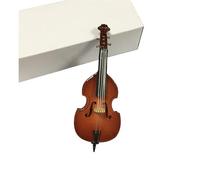 Kit Modello Di Strumento Musicale Ornamenti Modello Contrabbasso Mini Strumenti Musicali Piccoli Strumenti Musicali Decorazione Sala Studio(A 7cm)