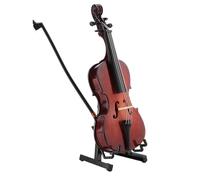 Kit Modello Di Strumento Musicale Replica Di Violoncello In Miniatura In Legno Con Custodia Modello Di Strumento Regali Musicali Ornamenti Per Libreria Scrivania Decorazione Per La Casa