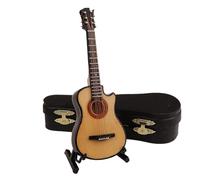 Kit Modello Di Strumento Musicale Strumento Musicale Mancante Angolo Chitarra Folk Modello Strumento Ornamenti Miniatura Creatività(F 20 cm)