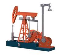 Kit modello di unità di pompaggio 3D Oil Derrick 219 pezzi, assemblaggio fai da te, modello di impianto di perforazione educativo meccanico, con motore elettrico, attrezzatura da lavoro per giacimenti