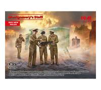 Kit modello ICM 35617 Field Marshall Montgomery e staff 1:35
