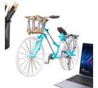 Kit modello in bicicletta in bicicletta per l'emissione | Mini Kit for Adults, Creative Family Project, Ainvent Toys, fai -da -te presente, giocattoli di architettura per fan di tutte le età