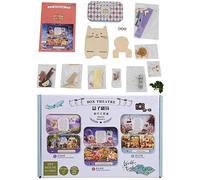 Kit modello in legno fai -da -te - Parti complete con istruzioni in inglese per adolescenti e adulti, crea il tuo ecoto decorativo per Natale e San (type 2)