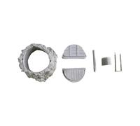Kit Modello in Miniatura di pozzo in 1:35, Non Verniciato, Giocattolo, Accessori per Giardino delle Fate, Decorazione per casa delle Bambole,