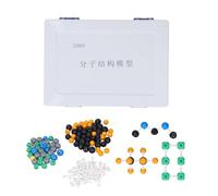 Kit modello molecolare di chimica atomi di plastica e molecole colorate impostate per l'educazione di laboratorio scolastico con componenti di sodio di zolfo di ossigeno azoto