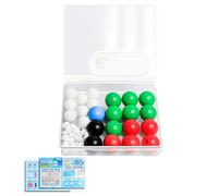 Kit modello molecolare Strumento didattico disciplinare Modelli di chimica organica Set per lezioni di scienze Chimica Gruppo di modelli molecolari per dimostrazioni di laboratorio Mani sulla pratica