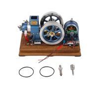 Kit modello motore a benzina, motore a combustione interna a evaporazione orizzontale a 4 tempi evaporativo raffreddato ad acqua, generatore a doppia uscita regolabile RPM per educazione STEM e