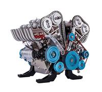 Kit modello motore V8 1:3, costruisci il tuo motore V8, kit di costruzione meccanica per adulti (500+ PCS)