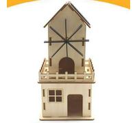 Kit modello mulino a vento solare Decorazione della casa Insegnare regali di