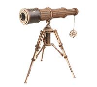 Kit modello puzzle in legno 3D con telescopio monoculare Robotime per bambini da