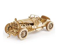 Kit modello puzzle in legno 3D per auto Robotime Grand Prix, scala 1/16, dai 7 a