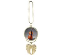 Kit modello violoncello ornamento da appendere per auto ciondolo specchietto retrovisore carino specchio per auto decorazione estetica divertente ciondolo auto ciondoli auto regali per uomini donne