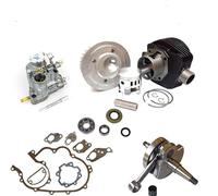 KIT MODIFICA 177CC PX 125 150 GRUPPO TERMICO DR + ALBERO MOTORE ANTICIPATO + CARBURATORE 24.24 + CUSCINETTI PARAOLI GUARNIZIONI
