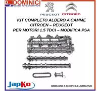 KIT MODIFICA ALBERI A CAMME CITROEN 1500 HDI CATENA DA 8MM
