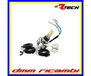 Kit modifica faro alogeno H1 H3 H4 H7 in Led RTECH R3000 universale Moto Scooter