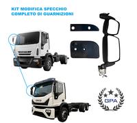 KIT MODIFICA SPECCHIO COMPLETO DESTRO IVECO TECTOR 2000 COMPLETO DI GUARNIZIONI
