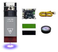 Kit modulo laser 5W potenza ottica con aria assistita, LASER TREE 40W 45mm fisso Focus Balance incisione e testa di taglio, 450nm incisore laser testa modulo per macchina incisore laser, 12V