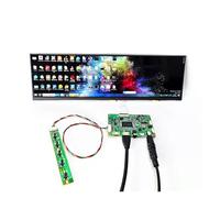Kit modulo LCD barra da 12,6 pollici 1920 * 515 Display Raspberry Pi compatibile con HDMI Memoria della temperatura del computer Display LCD for auto Kit fai da te(LCD Display module)