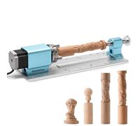 Kit modulo rotante Genmitsu per fresatrice CNC PROVer XL 4030 V1/4030S/6050 Plus con motore passo-passo planetario NEMA23, mandrino a 4 griffe, lunghezza 15-275 mm, diametro 2-67 mm