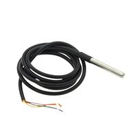 Kit modulo sensore di temperatura DS18B20 Adattatore terminale sonda in acciaio inossidabile con cavo digitale impermeabile da 100 cm(1M)