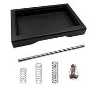 Kit molla a pressione regolabile con vassoio antigoccia a basso profilo e tubo in acciaio inox per macchine da caffè Parti per macchine da caffè Espresso Tubo in acciaio inossidabile