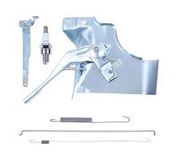 Kit molla asta di collegamento regolatore leva braccio di controllo acceleratore adatto for motore a 4 tempi GX340 GX390 188F 190F 11HP 13HP