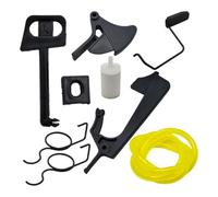 Kit molla braccio leva leva acceleratore grilletto acceleratore con filtro linea carburante compatibile con motosega 136 137 141 142 36 41