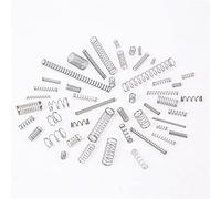 Kit molla di compressione e tensione, molla di compressione a Y in acciaio inossidabile micro-reset 0,1 0,2 0,3 0,4 0,5 0,6 0,7 0,8 mm di diametro del filo (lunghezza: 10) (nota le dimensioni) 10 pezz