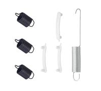 Kit molla di sospensione per lavatrice, 3 pezzi molla di sospensione 63907 e contrappeso contrappeso W10250667 e 3 cuscinetti usura vasca 285744 per Kenmore