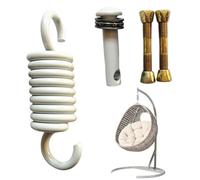Kit Molla Poltrona Egg | Resistente, Grande Capacità Di Carico, Antiruggine,Kit Molla per Sedia Amaca,Per Interni Soffitto Palestra Sacco Da Boxe Balcone Garage
