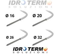 KIT MOLLE 4 PZ PIEGATUBI CURVATUBI PER TUBO MULTISTRATO Ø 16 20 26 32 DA 1 MT