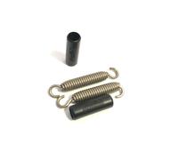 KIT MOLLE 67 MM TRAZIONE INOX GANCI + GOMMINI MARMITTE SCARICO CICLOMOTORE VARIO