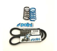 KIT MOLLE DI CONTRASTO + CINGHIA VARIATORE POLINI PER PIAGGIO CIAO A VARIATORE