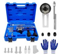 Kit moltiplicatore di Coppia 5:1, Set di Chiavi moltiplicatore di Coppia, Compatibile con Ford 1.0 EcoBoost 1.1 EcoBlue Diesel, Strumento di rimozione della puleggia dell'albero Motore e della CING