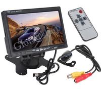 KIT MONITOR 7 POLLICI MINI TELECAMERA TENUTA STAGNA RETROMARCIA AUTO MICROCAMERA